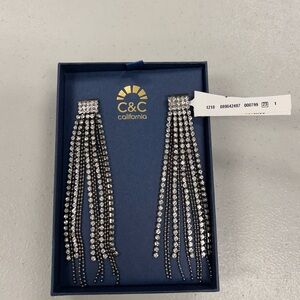 C&C California Silver Chandelier Earrings